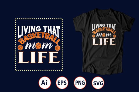 Basketball T-Shirt Design 17: Graphics for Sellers