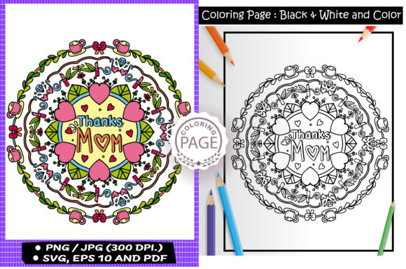 Graphics & Coloring Pages Amp: Thanks. Mom. Mother s Day.