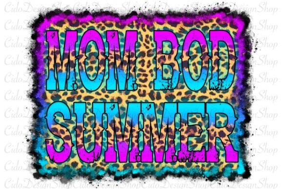 Mom Bod Summer Western Graphics & Print Templates