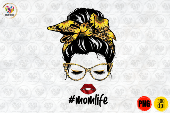Mom Life PNG: Graphics for Print Templates