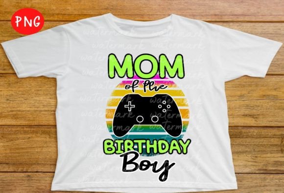 Mom of the Birthday Boy Png: Graphics for T-Shirt Designs