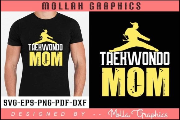 Review: Taekwondo Mom Typography Design for Embroidery